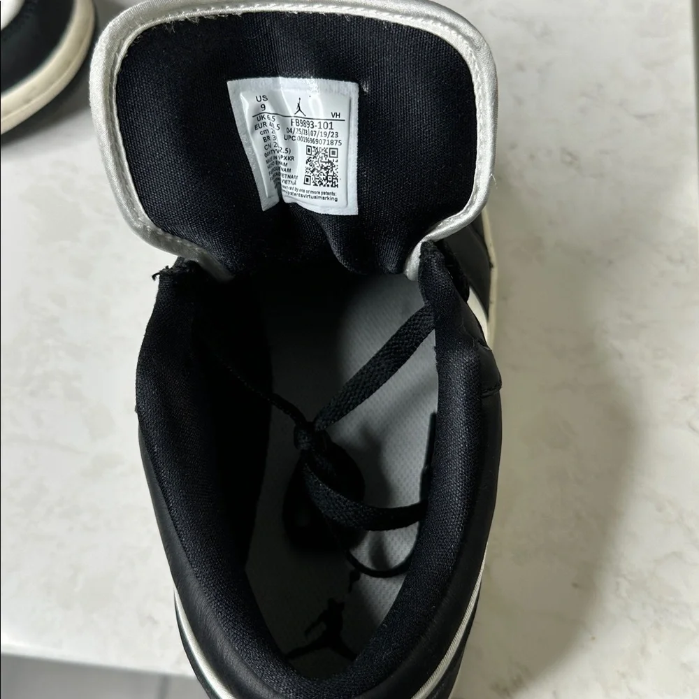 Nike Sail and Black Air Jordan 1 Low SE